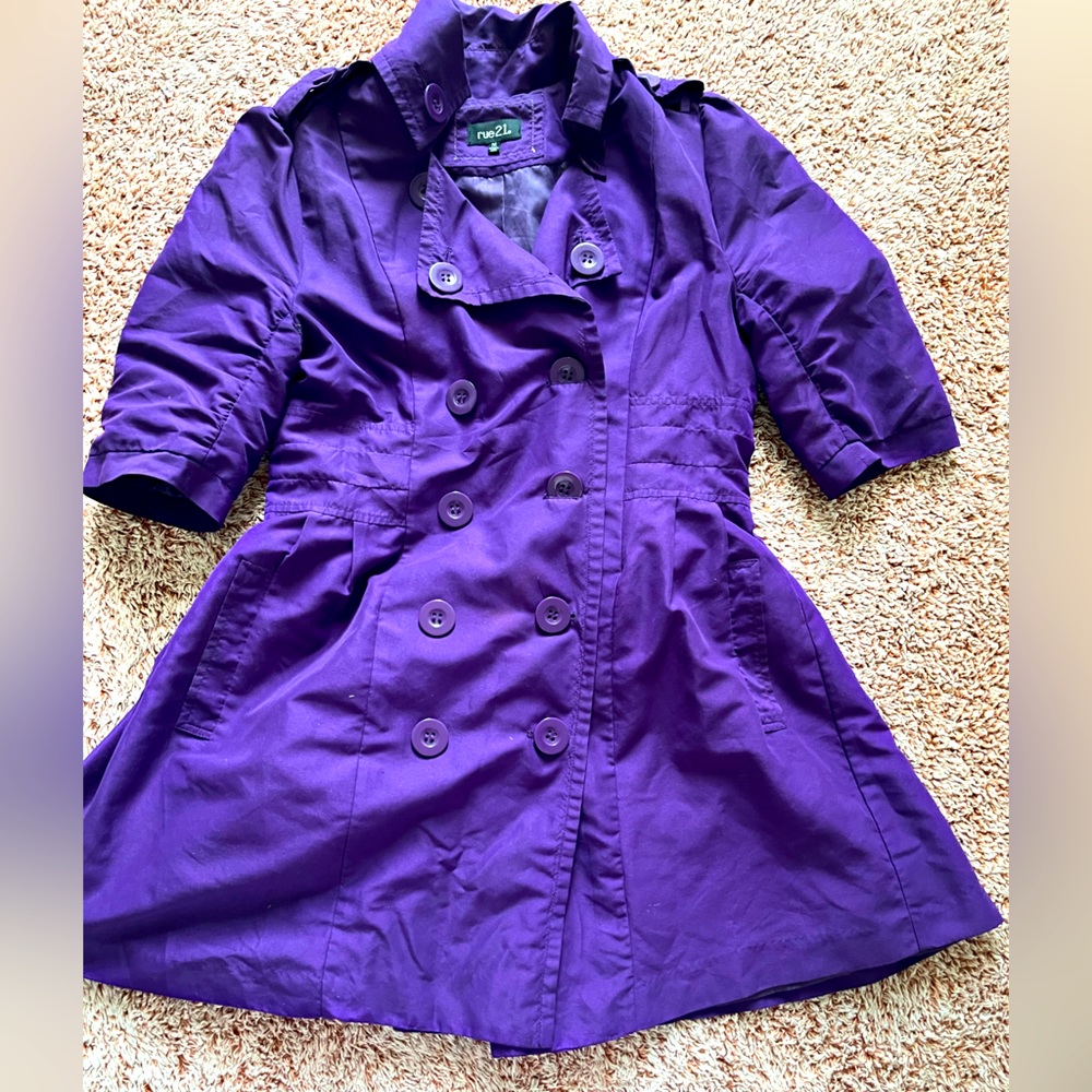 Gorgeous Purple Raincoat